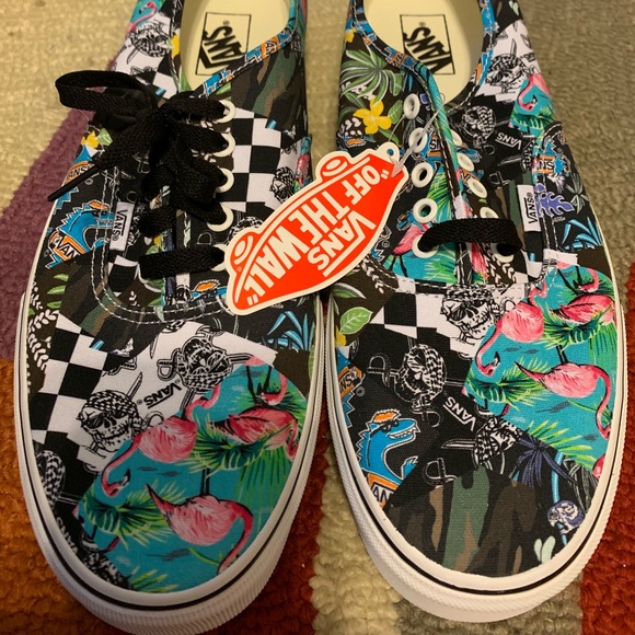 vans multi floral
